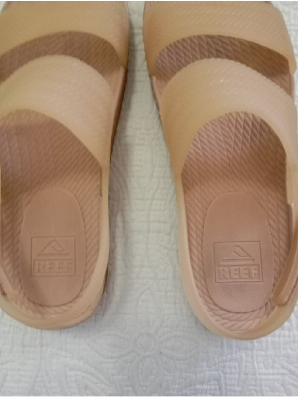 Reef Sandals Slingback Straps Textured Soles Size 8 Lightweight & Comfortable - Picture 11 of 13